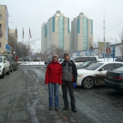 Вышли на улицу