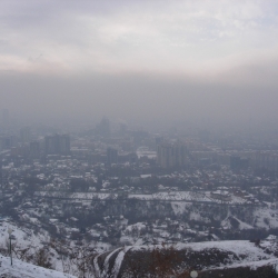 Вид города Алмаата