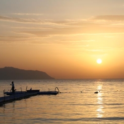 Рассвет на море (фото Бу)